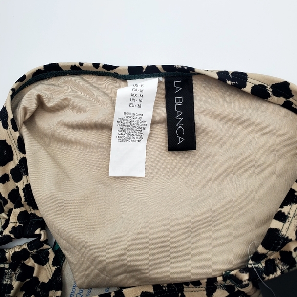 La Blanca Women's Leopard Print Bikini Bottom NWT (AC13) - Picture 5 of 6